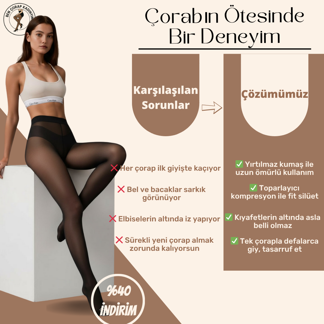 Yırtılmaz Külotlu Çorap