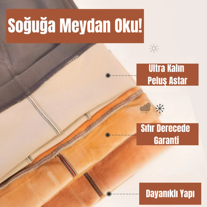 İçi Polarlı Termal Külotlu Çorap