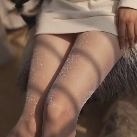 Simli Külotlu Çorap